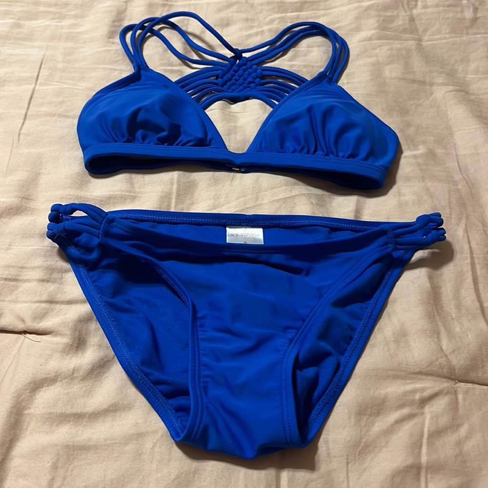 Royal blue bikini